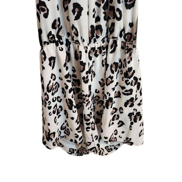 NWT Fourteen & 9th Medium Leopard Print Halter Romper - Picture 7 of 8